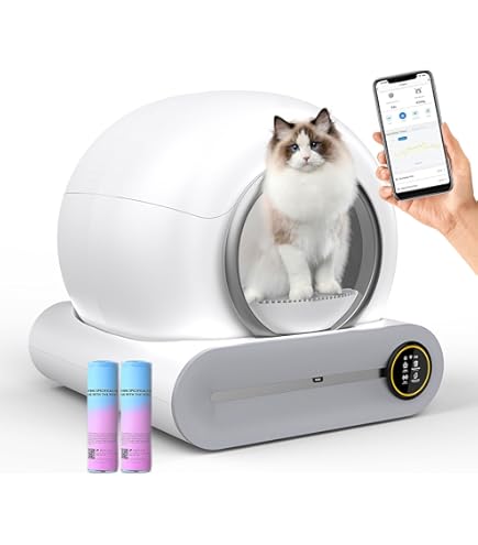 Amazon | 【電動半自動式】Toki-dot 猫 トイレ 自動 F001，ワンボタン